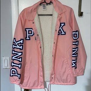 PINK lined windbreaker